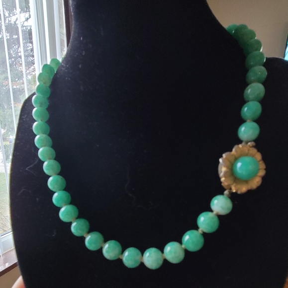 Peking Glass Necklace - Picture 1 of 8